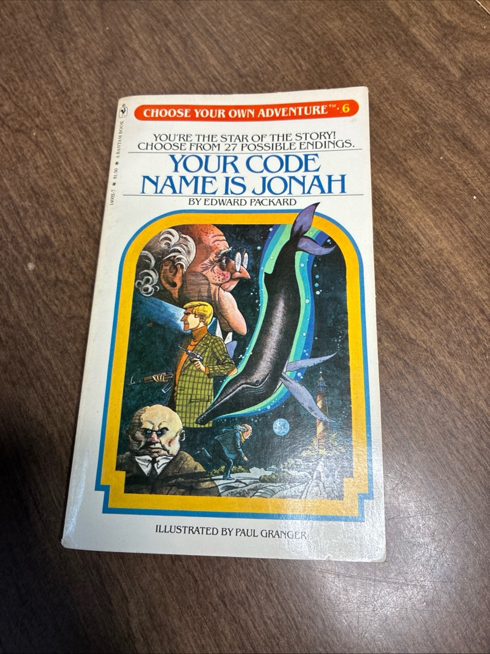 Choose Your Own Adventure #6 Your Code Name Is Jonah Edward Packard PB 1981 6th